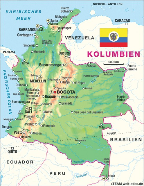 Colombian Map